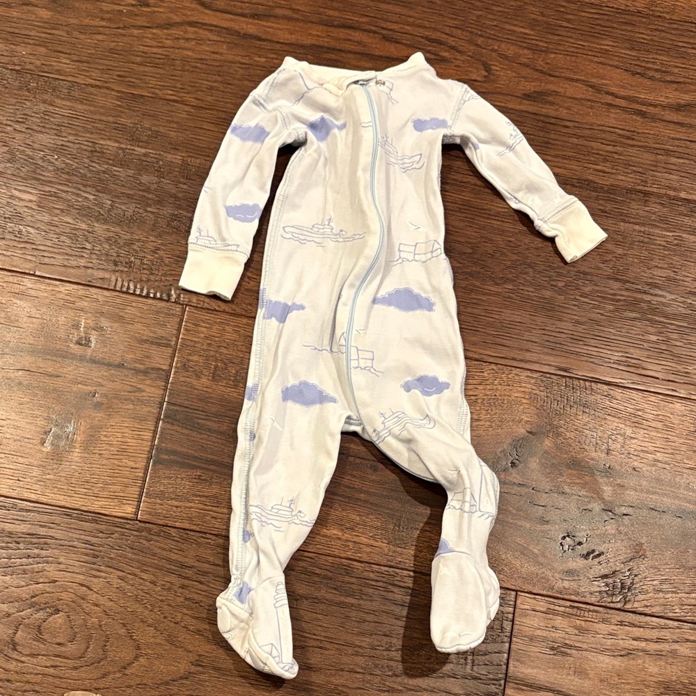 Beaufort Bonnet Company nautical footie 6-12 months